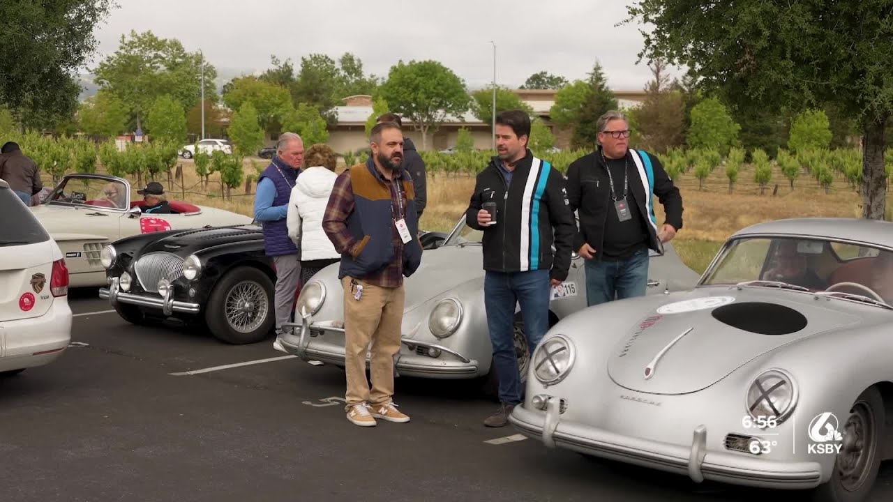Автомобильное ралли California Mille протяженностью 1000 миль (1000 миль) стартует из Пасо-Роблеса.