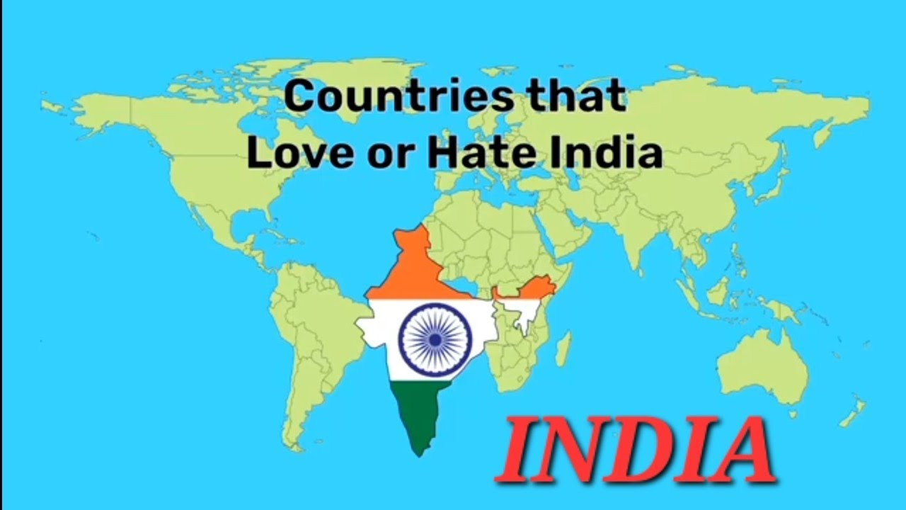 All Countries that love and hate India 🇮🇳 Part 1 | Map Animation Hindi 