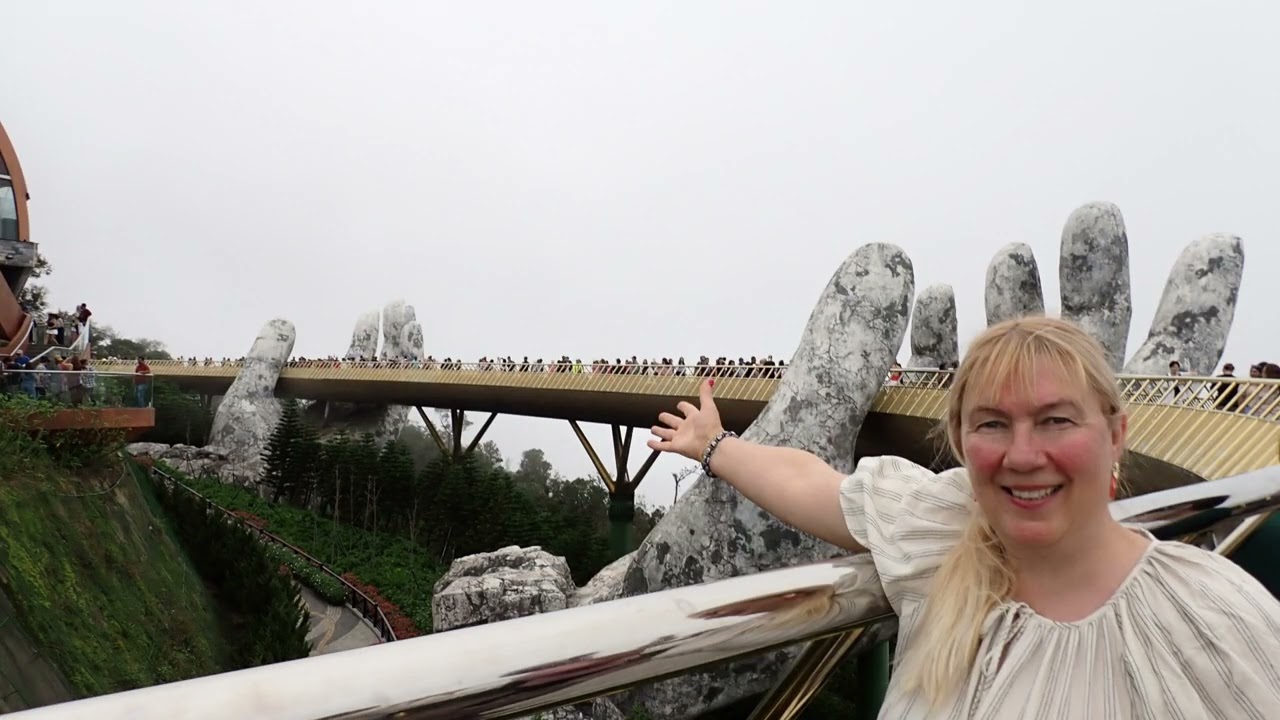 VIETNAM DANANG  BA NA HILLS   GOLDEN BRIDGE FUN IN SUNWORLD  PART 35