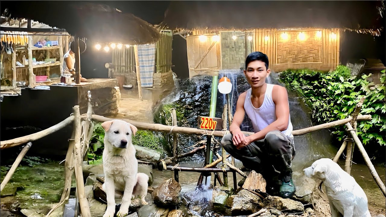 Off-Grid Life | Free Electricity From Water (Start to Finish)