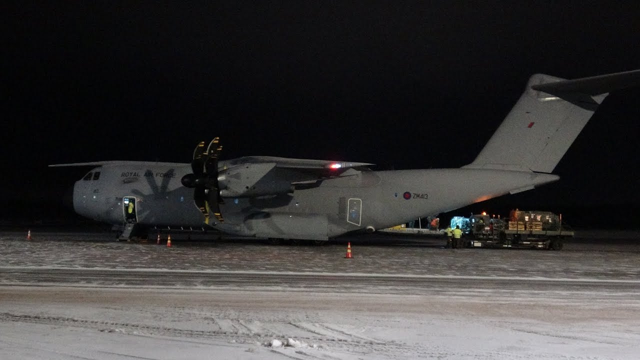 RAF Airbus A400m Atlas At Tampere-Pirkkala