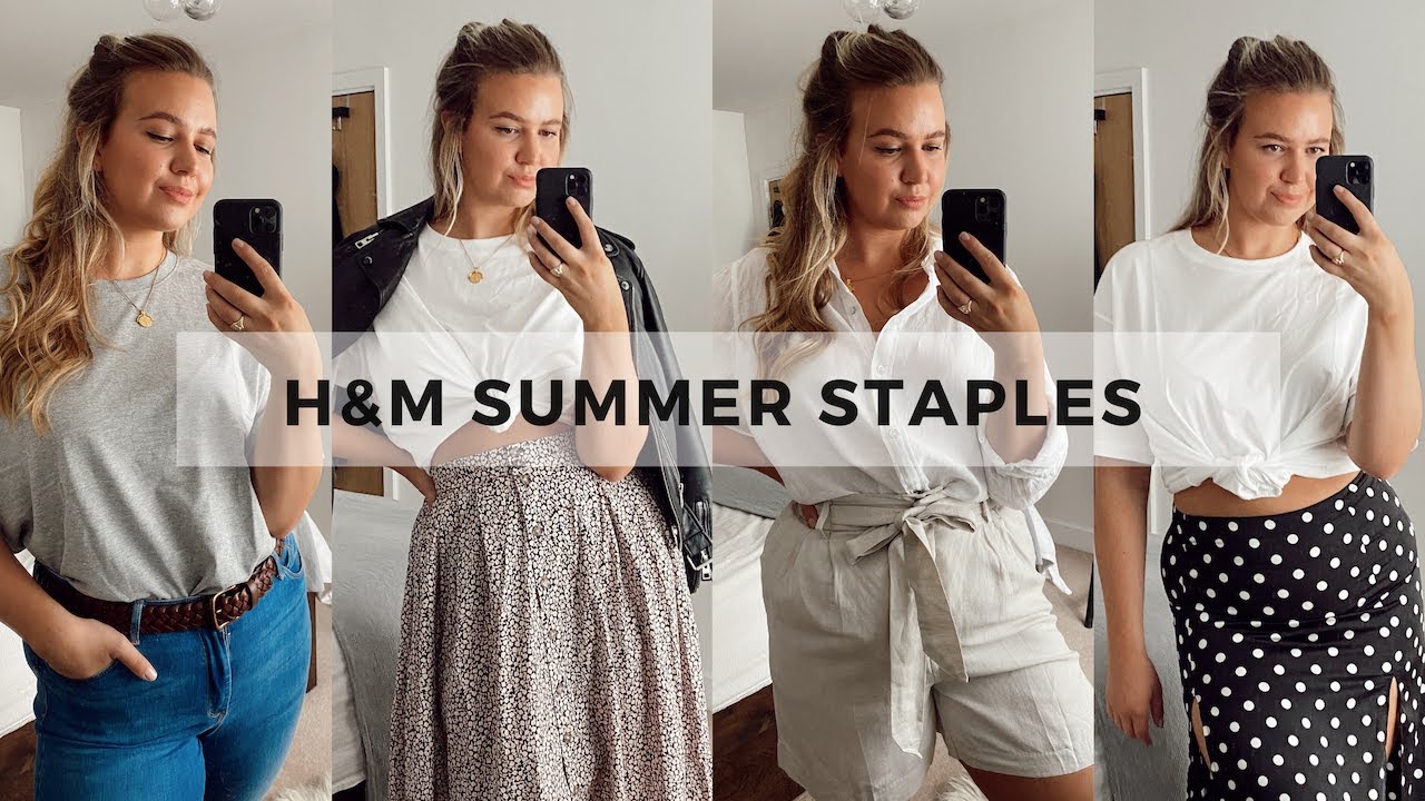 NEW IN H&M HAUL // Summer Basics 2020