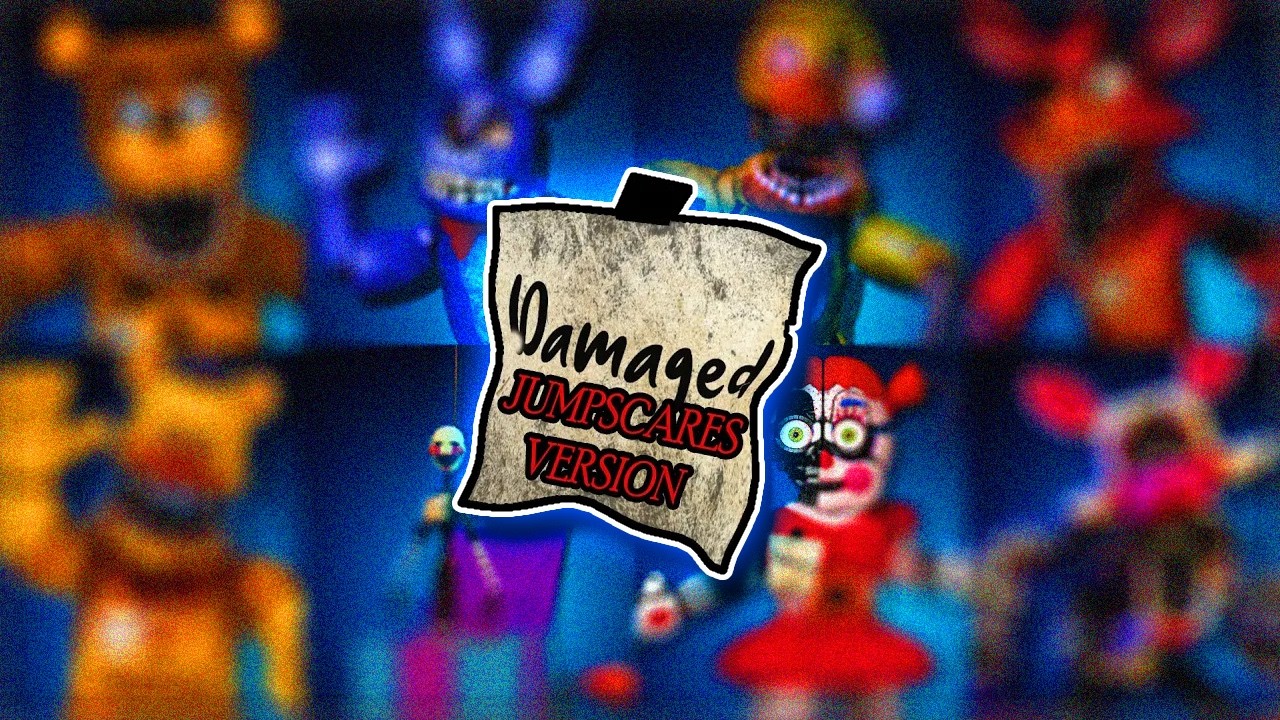 FNAF 2 MOVIE - Damaged Animatronics VOL #1 -FULL JUMPSCARE & Workshop animations!