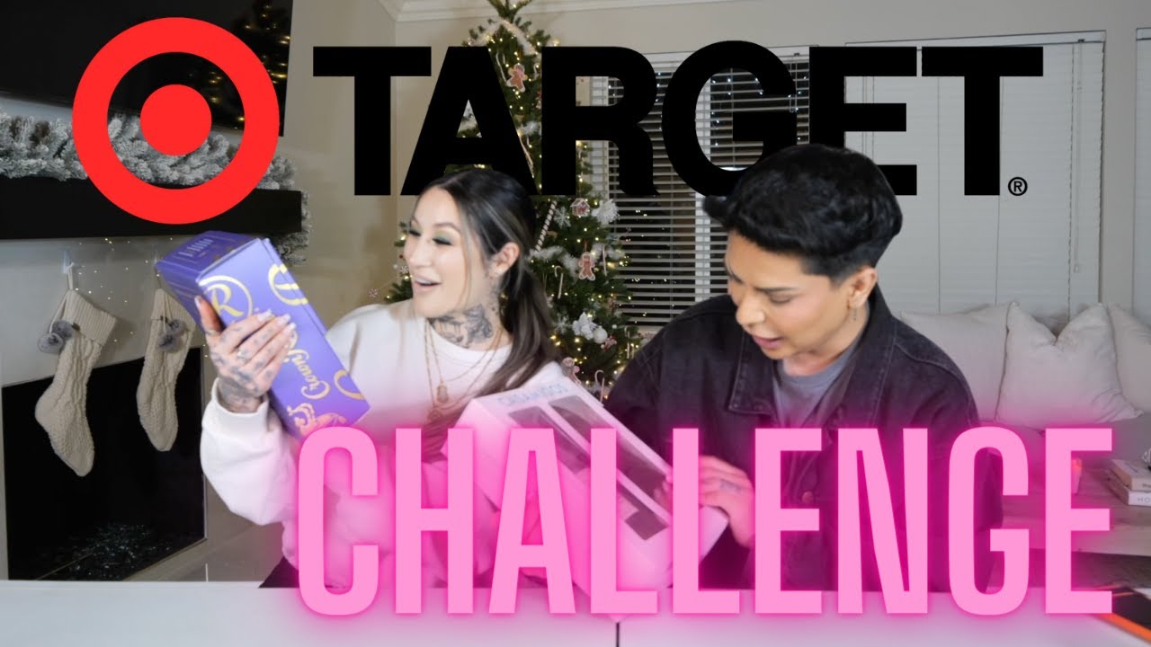 Target Gift Swap Challenge with @cassieeMUA !!!!