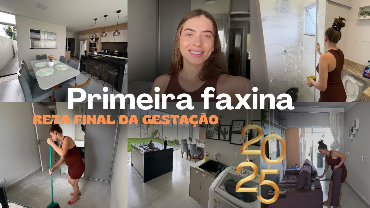 Primeiro FAXINÃO de 2025! Grávida de 30 semanas| Organizando o lar 🏡🩷🤰🏼 #limpeza #faxina #rotina