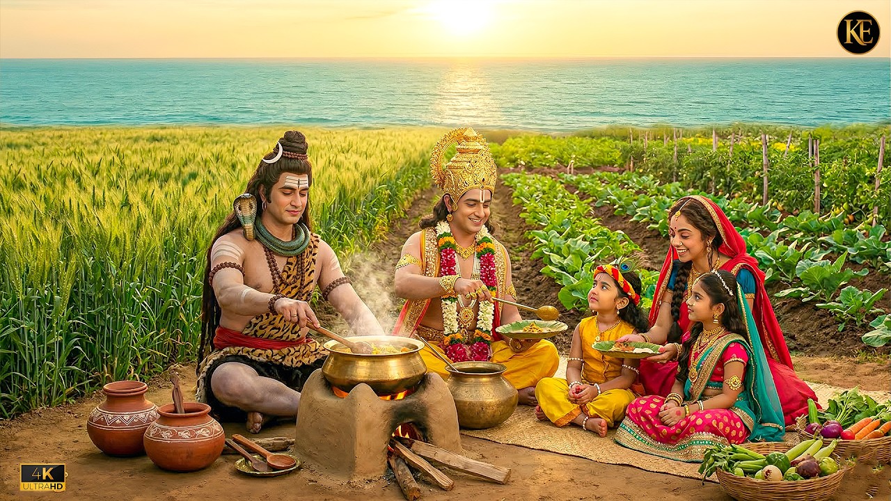 महादेव और नारायण भगवान ने बाल कान्हा और राधा के लिए बनाया भोजन || यशोमती मईया  || Krishan leela
