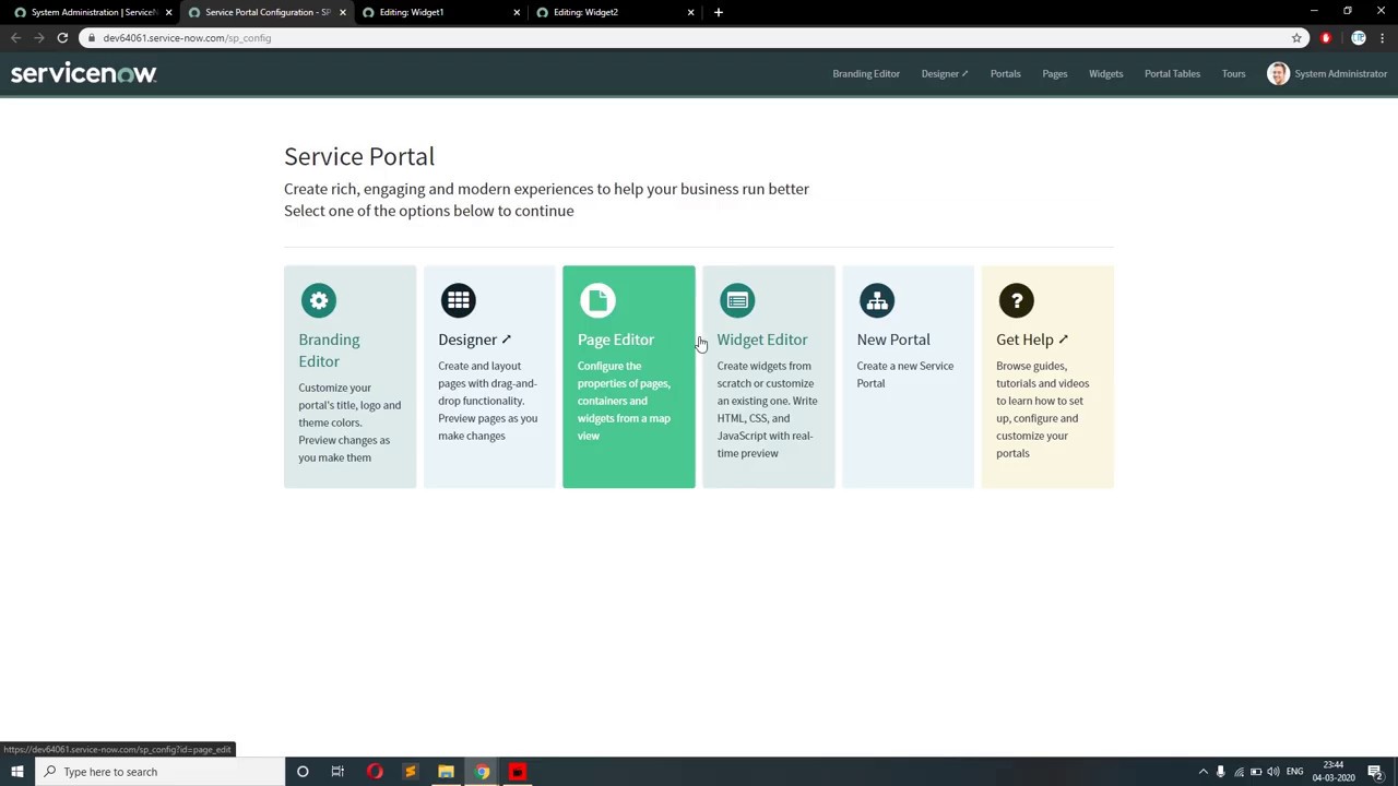 How to pass data from one Widget to another Widget on Same Page || ServiceNow Portal