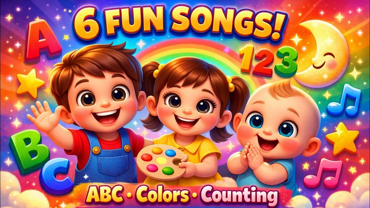 Ultimate Kids Learning Songs Compilation 🌈 ABC, Colors, Numbers & Lullaby Fun! ||YTPEOM|| 