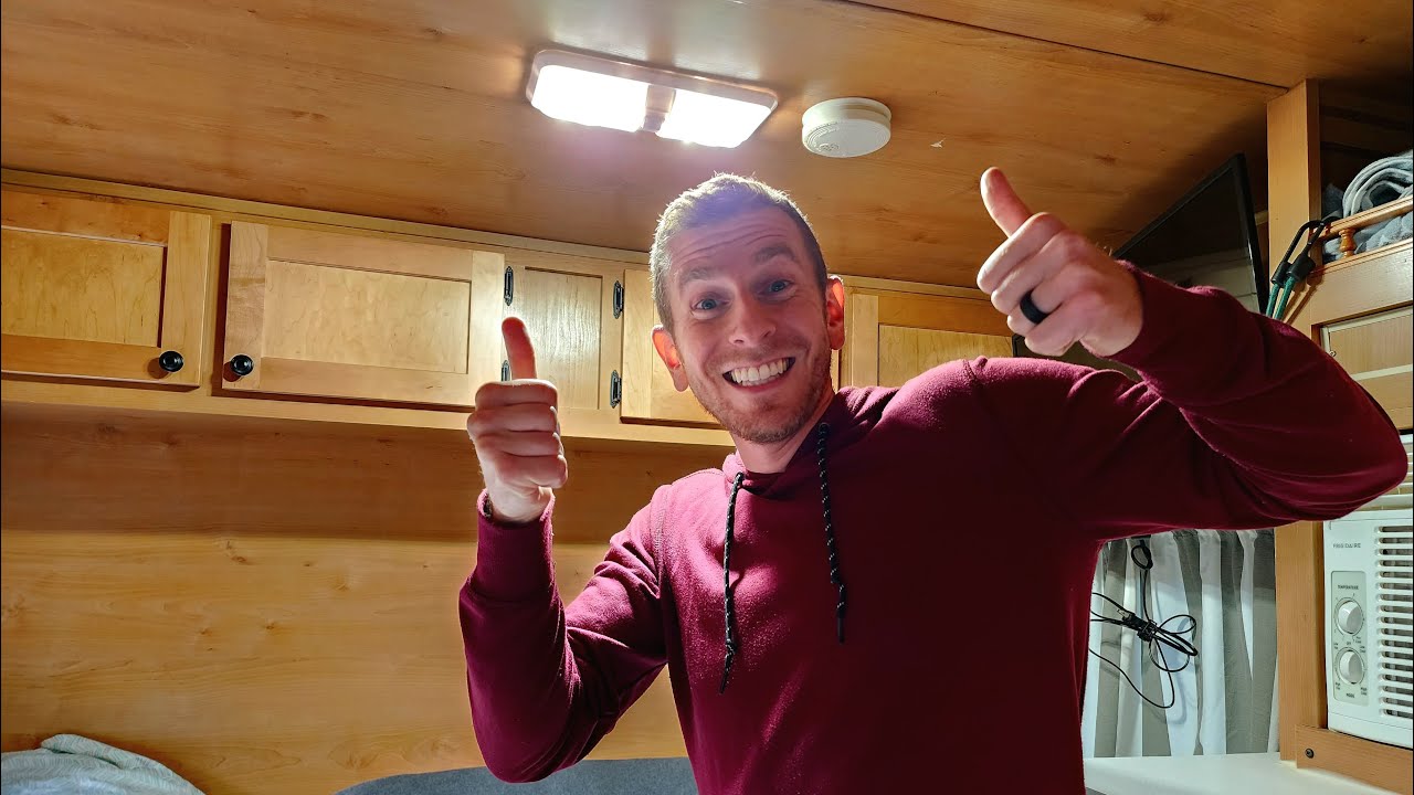 How To Change a Light Fixture in an RV | Camper | Travel Trailer