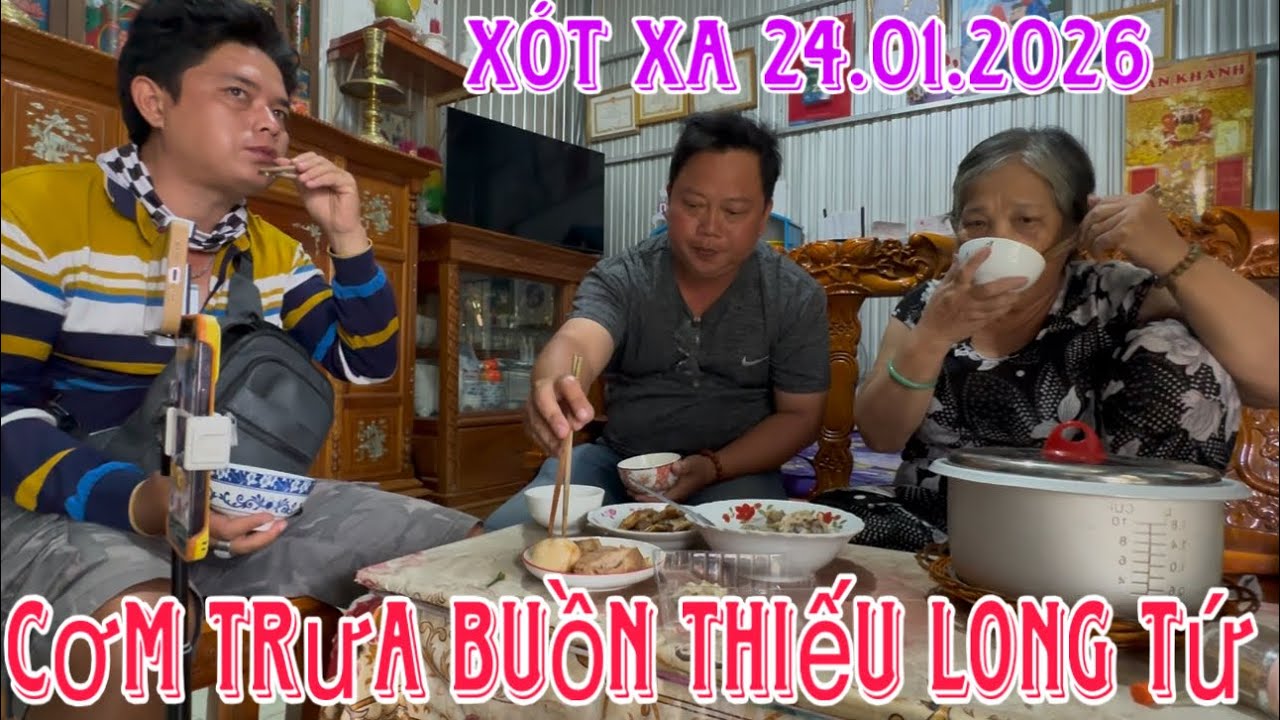 Cơm Trưa Ông Út Bà Út Buồn Long Tứ Ăn Không Nỗi #yeucuocsong #thinhhanh #giadinh 
