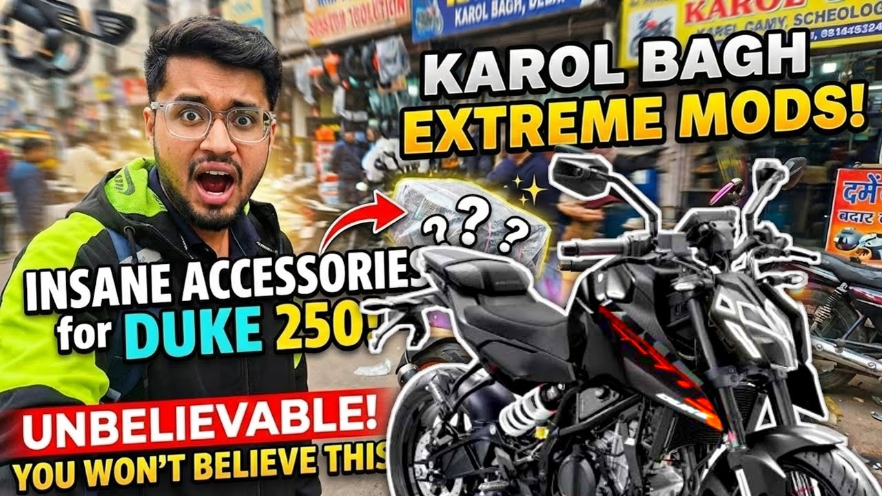 KTM DUKE 250 Accessories - Crash Guard, Hazard Indicators, Clutch Lever | #thunderspeed  #ktmduke250