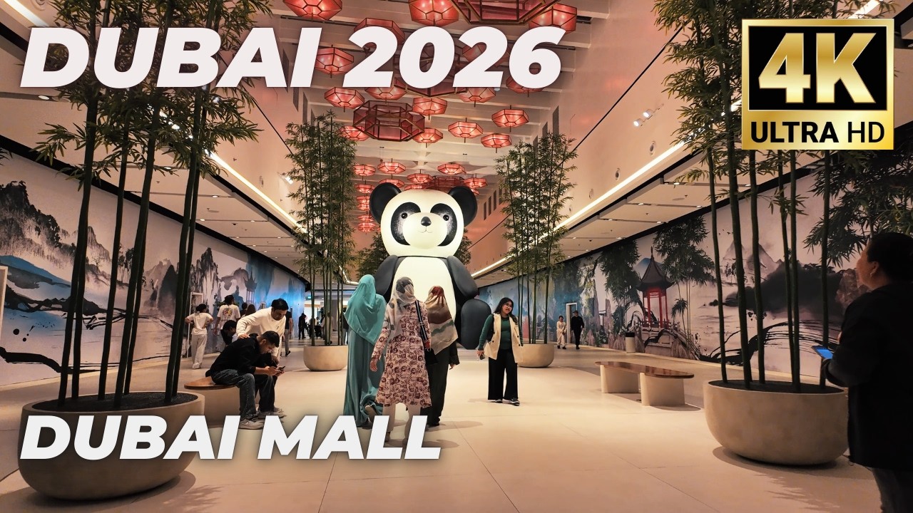 Dubai [4K] Dubai Mall Walking Tour – Exclusive Hidden Corners 2026 🇦🇪