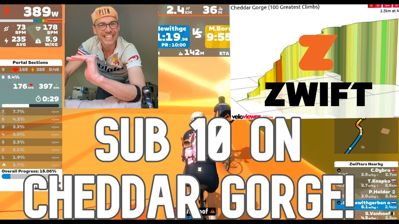 Zwift Climb of the Week: Cheddar Gorge | Can You Go Sub-10?