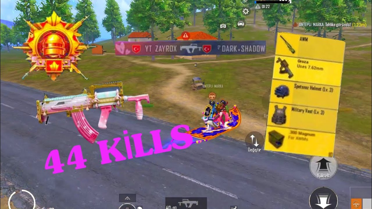 44 KİLLS 😍 EVERY PUBG PLAYER SHOULD WATCH THİS GAME MODE 🔥 SAMSUNG,A7,A8,J4,J5,J6,J7,J2,J3,XS,A3,A4