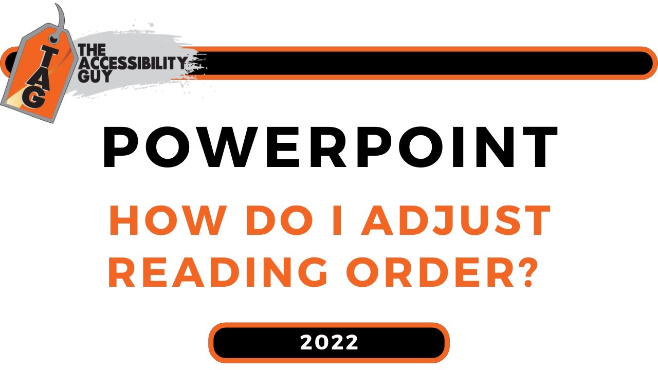 Настройка порядка чтения в PowerPoint