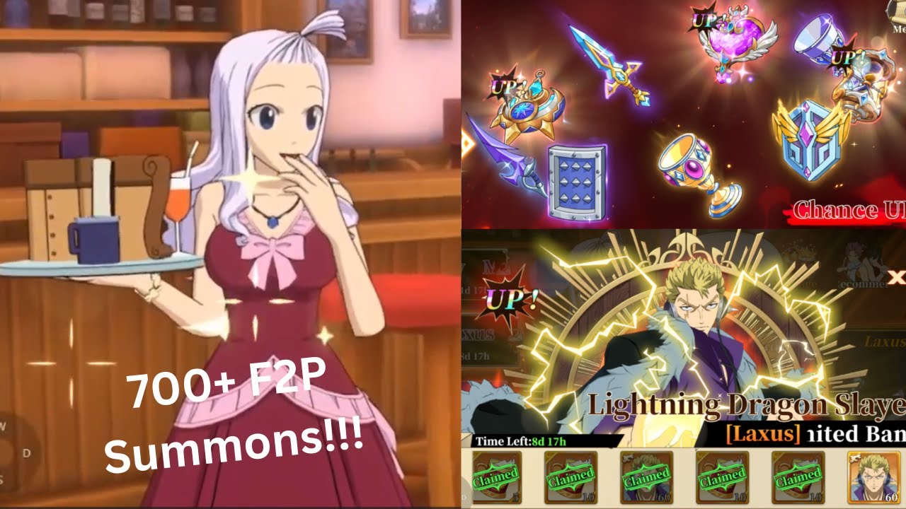 700+ F2P summons!!! - Fairy Tail Fierce Fight