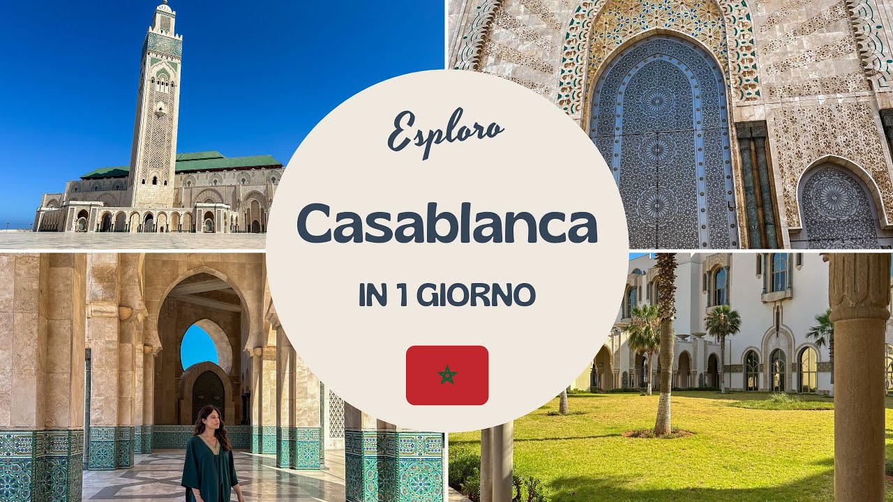 Casablanca in 1 giorno: disagi e una moschea affascinante! 🇲🇦
