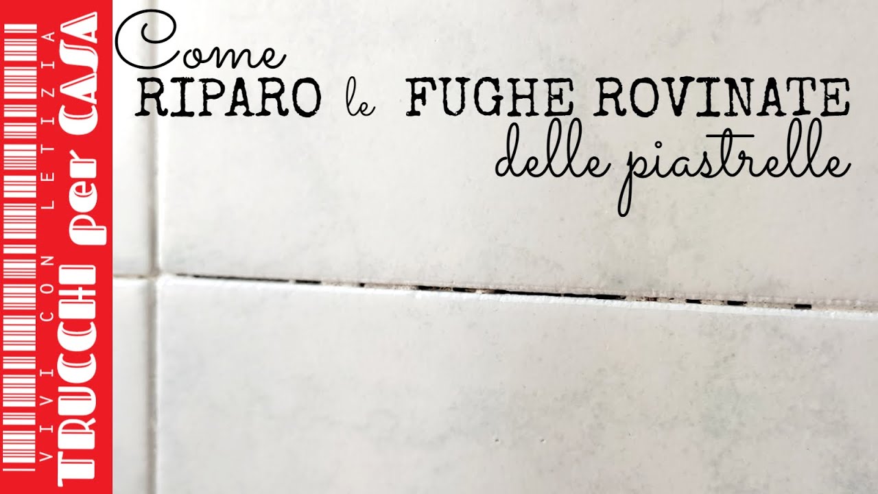Come riempire FUGHE PIASTRELLE con BUCHI? Fai così in UN MINUTO! (2020)