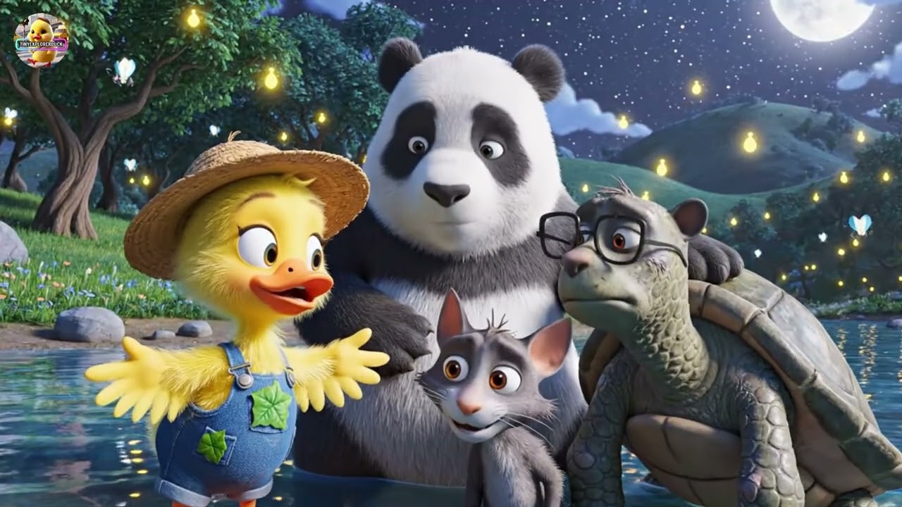 Nana the Yellow Duck & Panda's Warm Spring Adventure