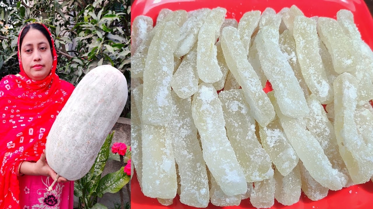 বাড়িতেই তৈরি করুন বাজারের মতো চাল কুমড়ার মোরব্বা / chal kumro murabba recipe /Agra ka petha recipe