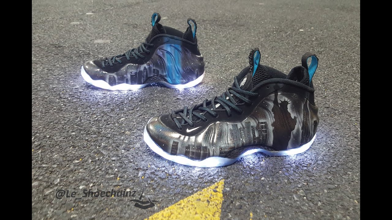 9-11 Tribute | Nike Air Foamposite + LED custom