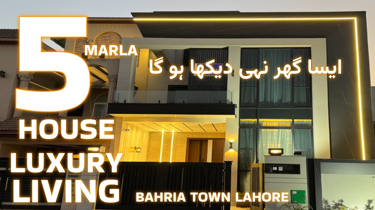 LUXURY LIVING in Bahria Town Lahore! 5 Marla Beautiful House for sale