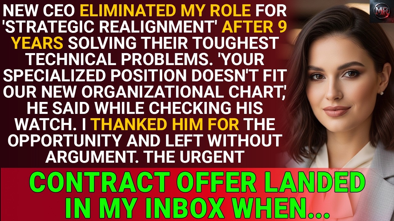 My Boss Eliminated My Role For 'Strategic Realignment' After 9 Years; The Urgent Contract Offer...
