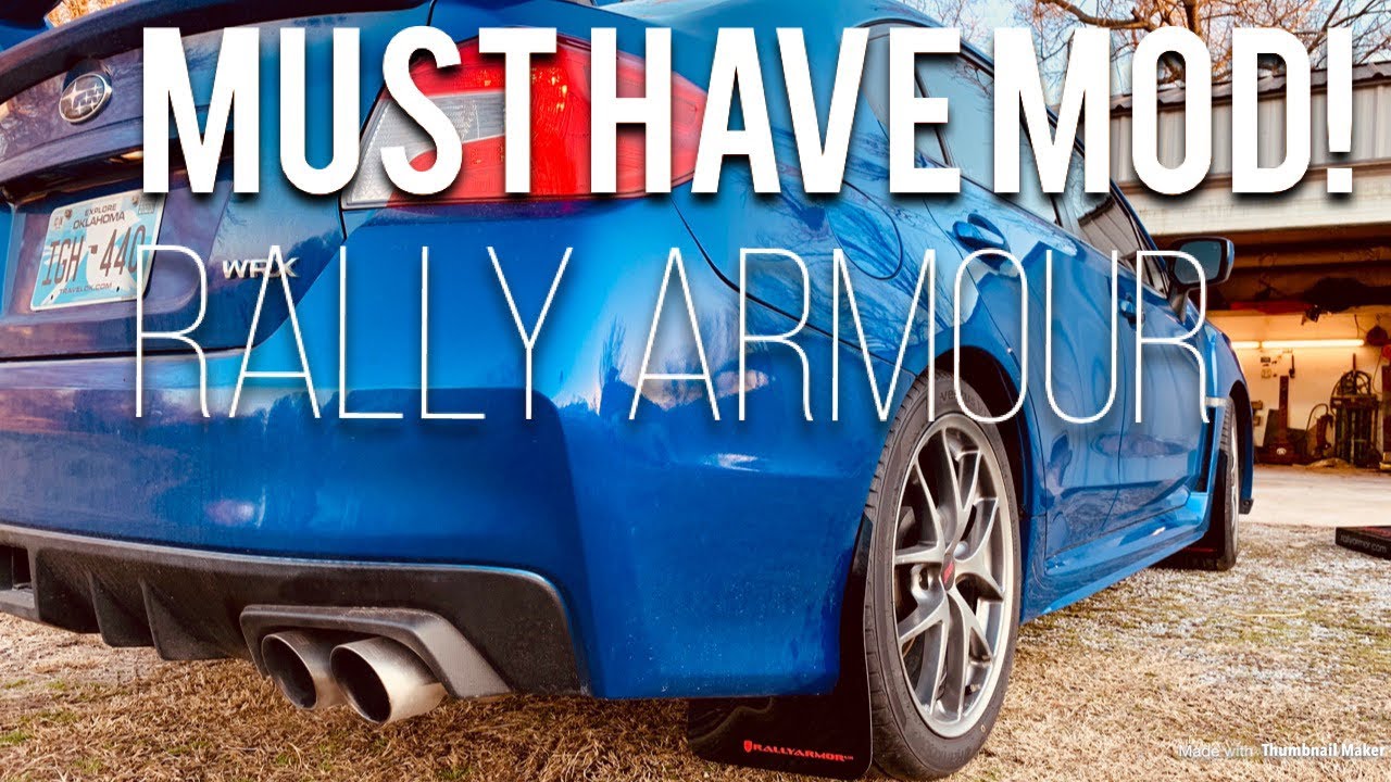 2015 - 2017 Subaru WRX Rally Armour Mud Guards/ Flaps Install & Review!