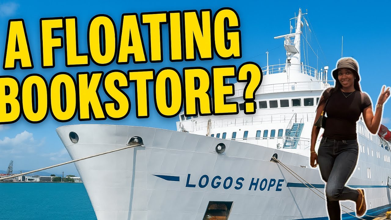 Inside the Famous LOGOS HOPE BOOK SHIP | Rare Books & Big Surprises | Touring Logos Hope in Jamaica