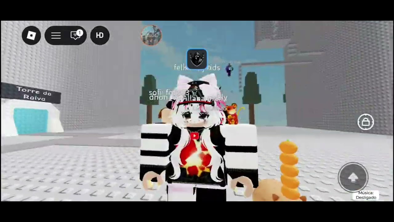 Vou jogar um jogo chamado de parkour de lava no Roblox 