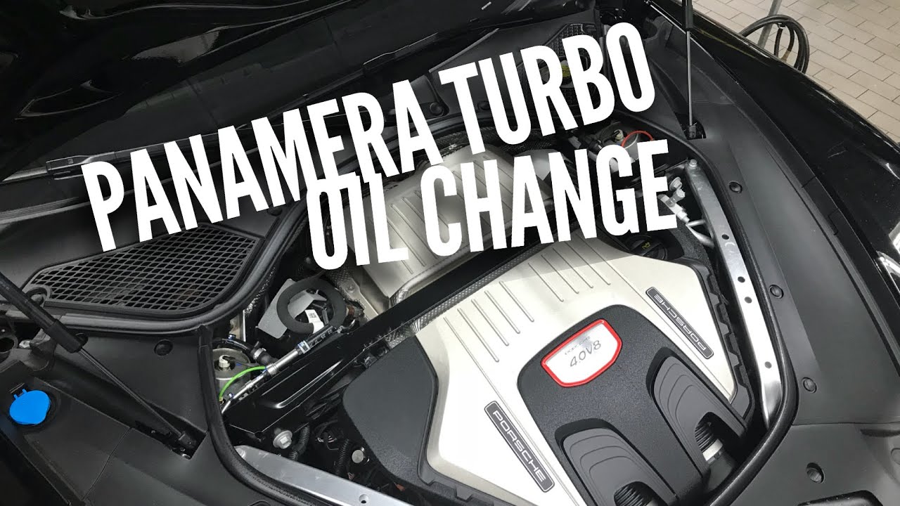 Porsche Panamera Turbo Oil Change
