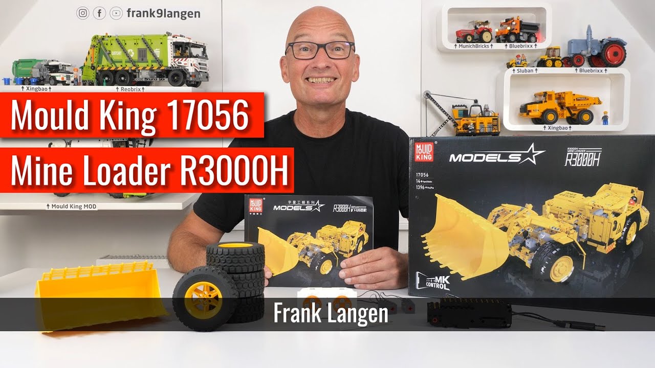 Mould King 17056 Mine Loader R3000H - Natürlich mit Granulat-Test!