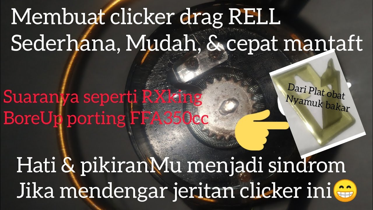 Membuat clicker rell | cara membuat clicker rell sederhana, mudah, cepat dan mantaft #guwondolboncos