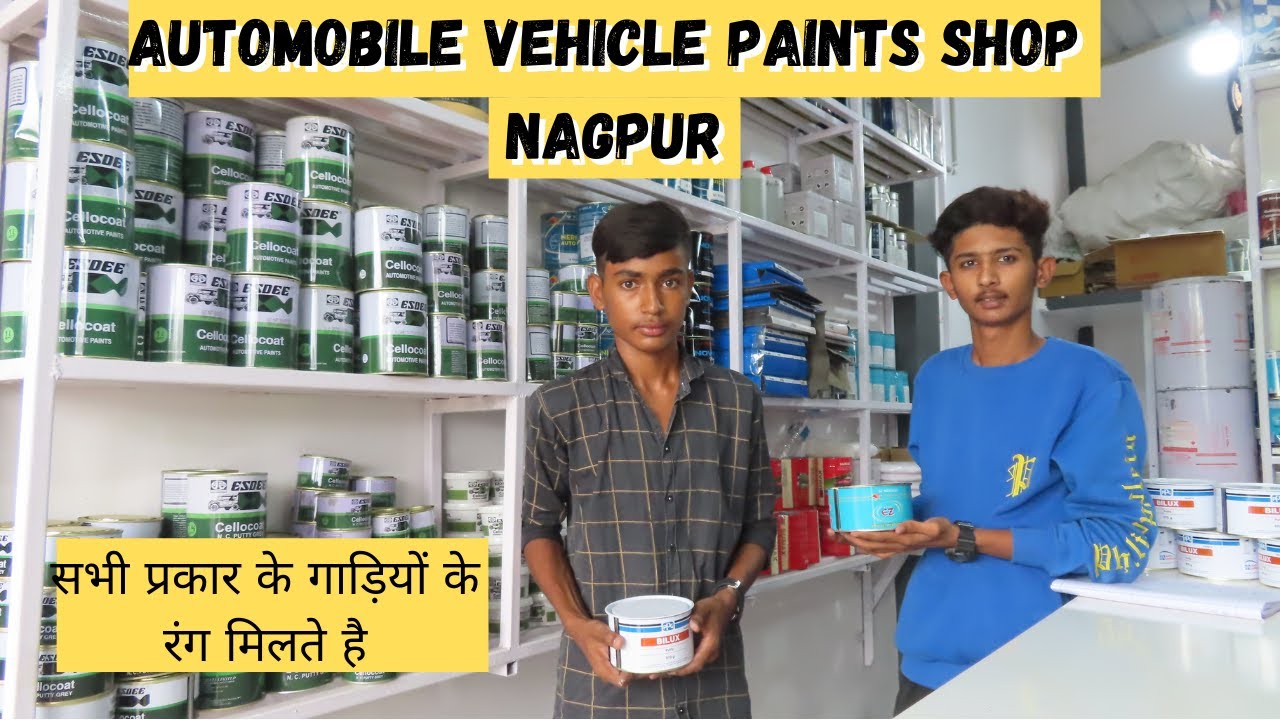AUTOMOBILE VEHICLE PAINTS SHOP IN NAGPUR | ट्रक, बस, कार सभी प्रकार के गाड़ियों के रंग मिलते है |