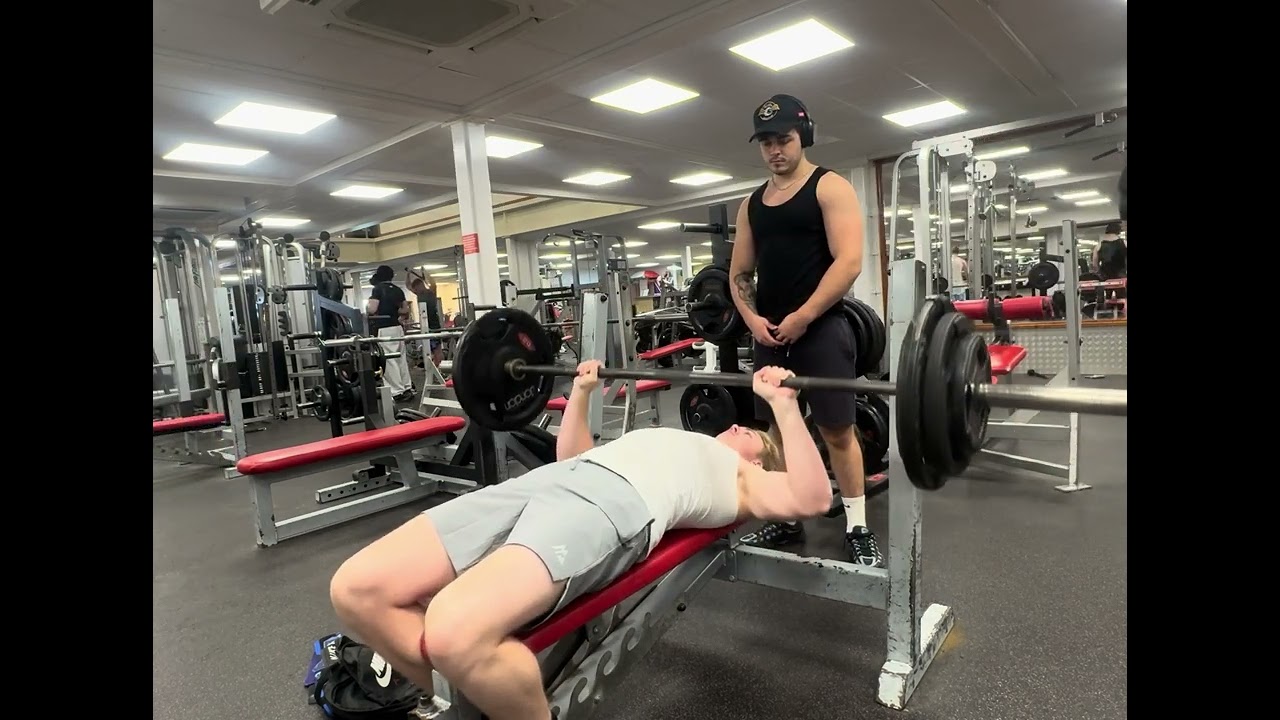 Duo bench press , PR attempt abcdefg
