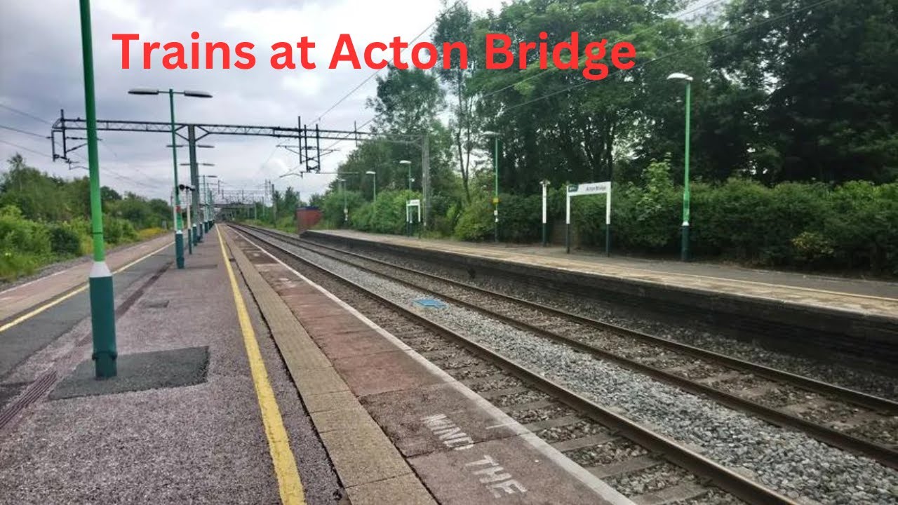 **37 THRASH** Trains at Acton Bridge 20/01/24