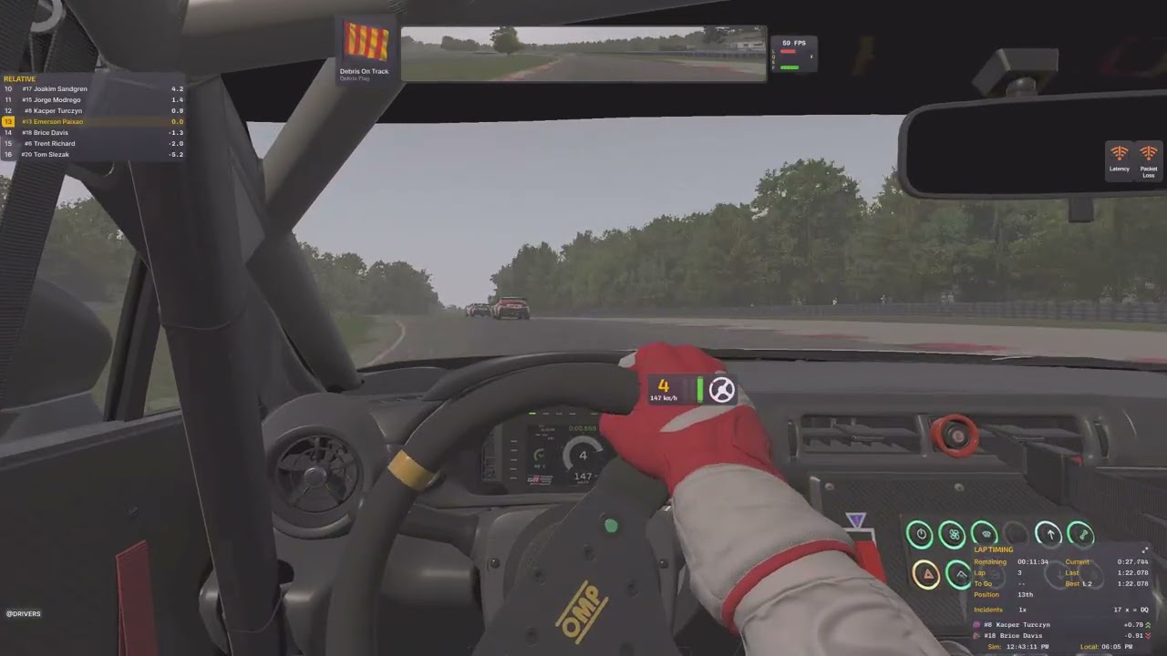 iRacing Toyota GR86 Summit Point Raceway - Ranked Race IR1300~