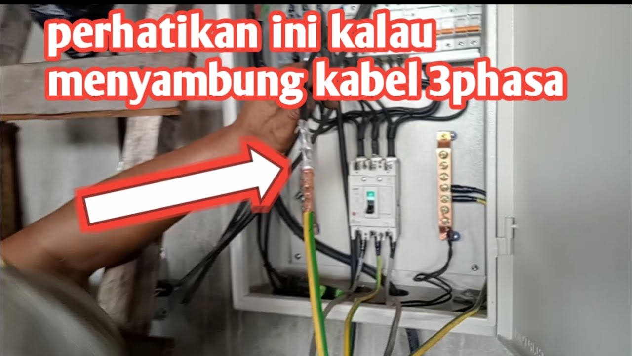 cara menyambung kabel almunium dan tembaga || box panel distribusi 3phasa