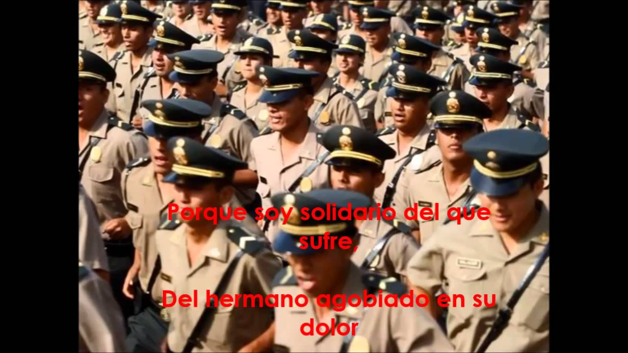 Himno Solidario De La Policia Nacional Del Per&uacute;