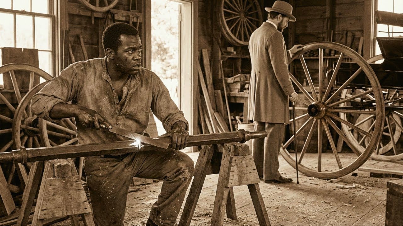 THE WHEELWRIGHT SLAVE who filed the Master's Carriage Axle almost through: The High Speed Crash!