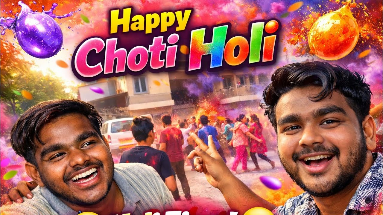 Happy Holi gyzzz 2026 holi day 1 full bakchodi 😂.#likeandsubscribe #holi #2026 #fypシ゚viral 