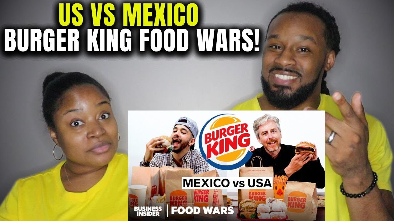 🇺🇸 vs 🇲🇽 AMERICANS SHOCKED BY THE SIZES OF MEXICAN BURGERS! US vs Mexico Burger King Food Wars