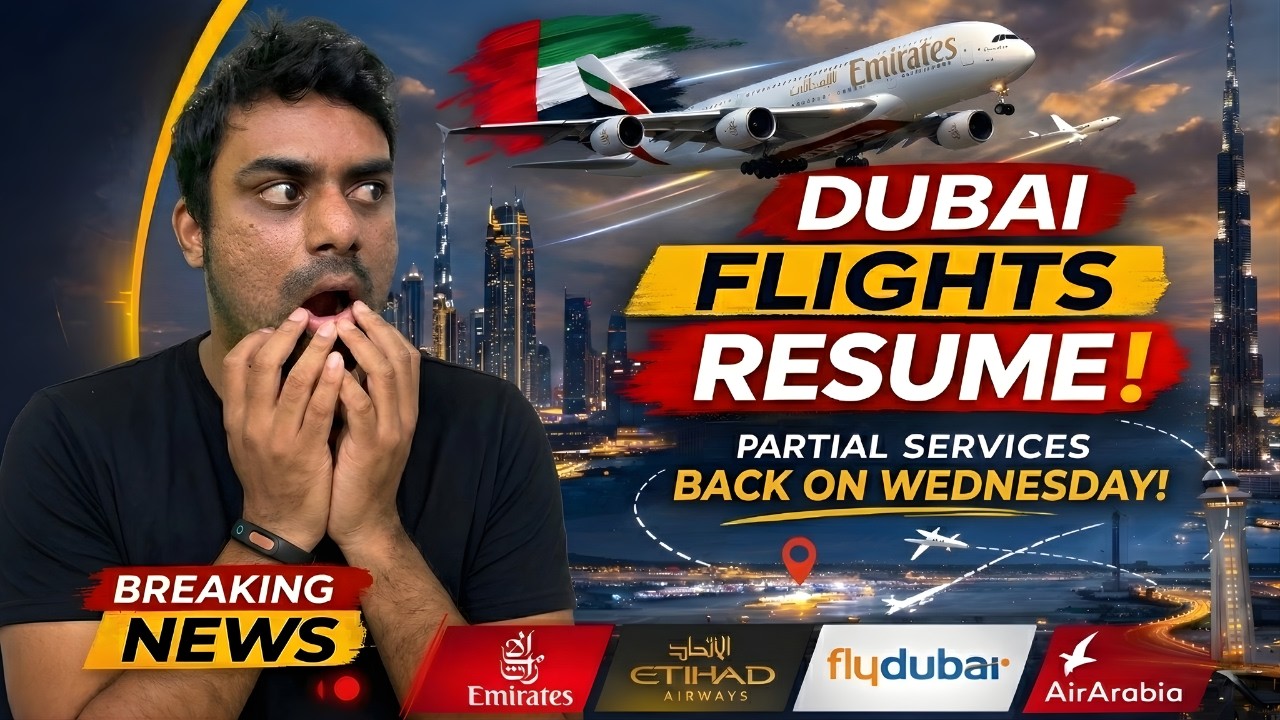 🚨 Dubai Flights Resume Today? ✈️ BIG UPDATE March 4, 2026