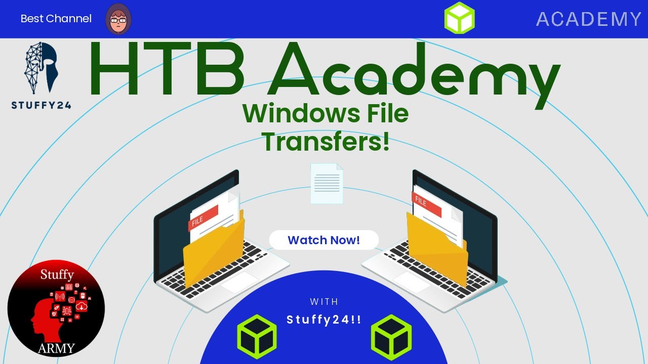 Академия Hack the Box: Передача файлов Windows