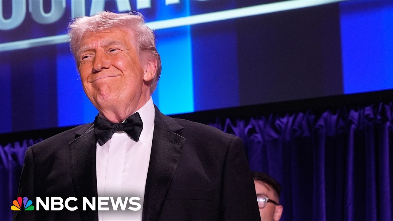 LIVE: Trump attends White House Correspondents' Dinner | NBC News
