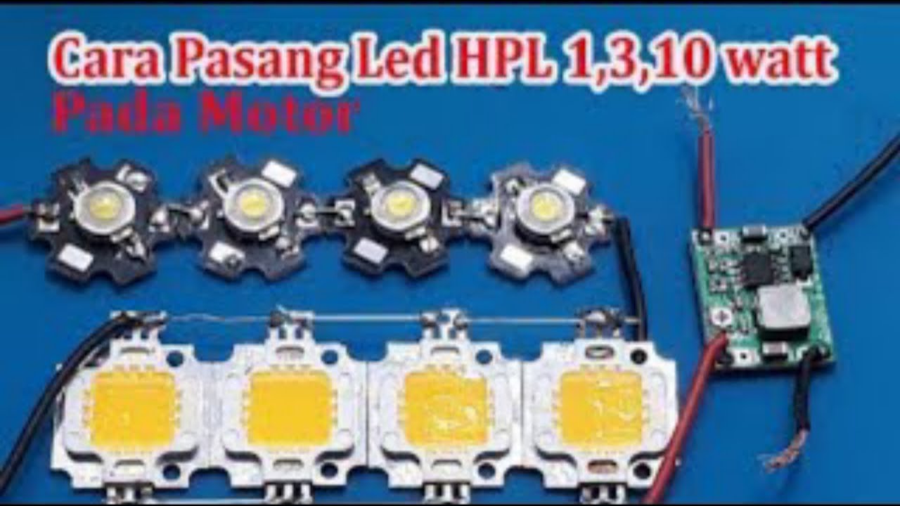 Как установить светодиоды HPL на 12V Motor DIY Электронные креативные идеи