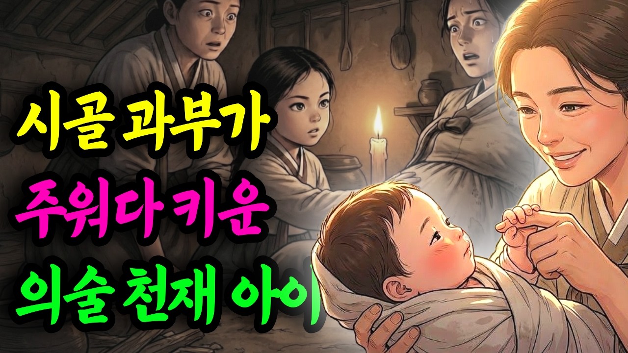 과부가 나무 밑에서 주워온 의술 천재 아이ㅣ야담, 민담, 설화, 전설, 옛날이야기, 오디오북