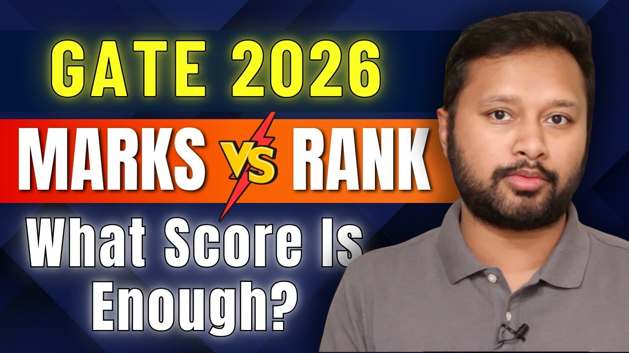 Marks vs Rank: GATE 2026 | What Score Is Enough? All 'Bout Chemistry