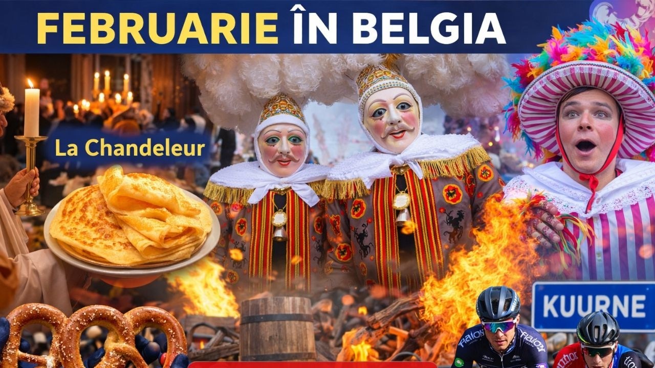 Luna FEBRUARIE in Belgia. Lumini, Carnavaluri si Traditii care Iti Aprind Simturile