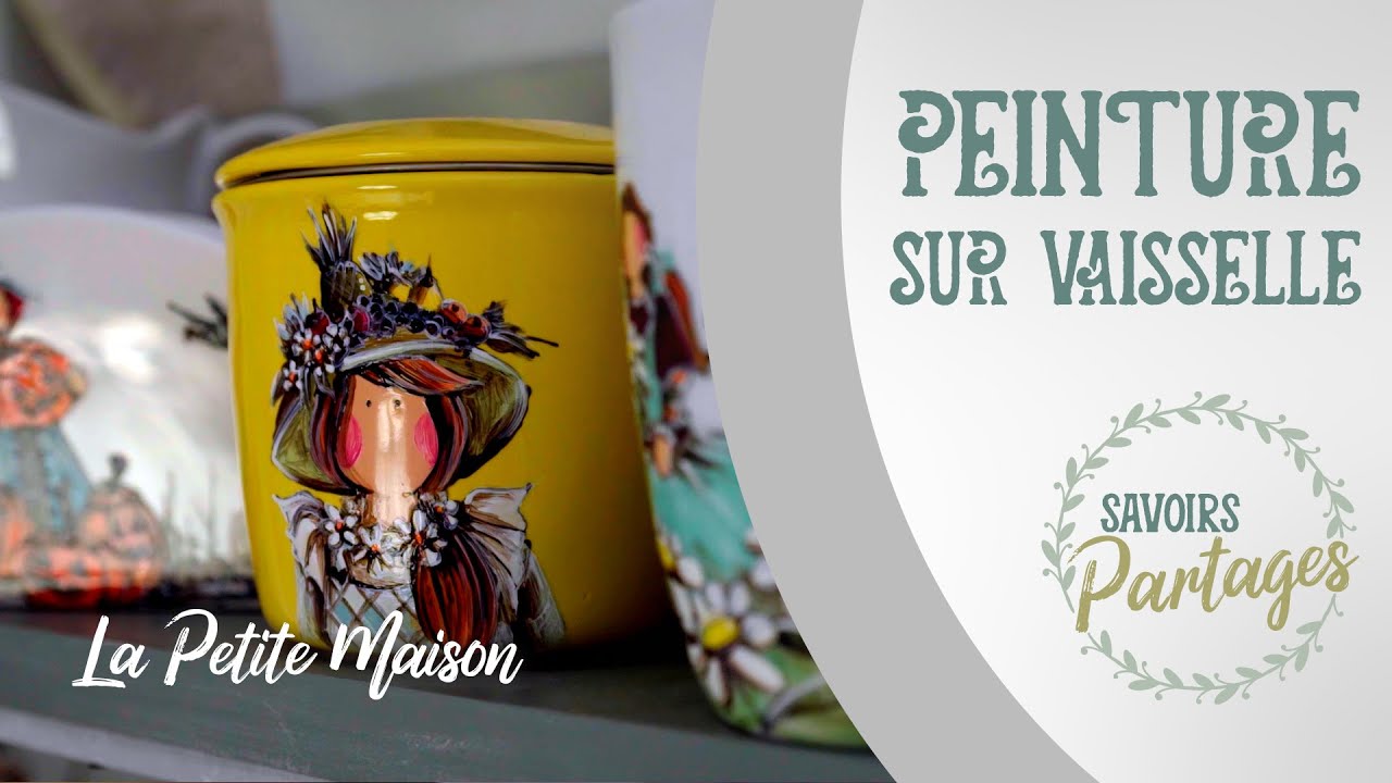 Savoirs partagés #3 : Peinture sur vaisselle avec La Petite Maison